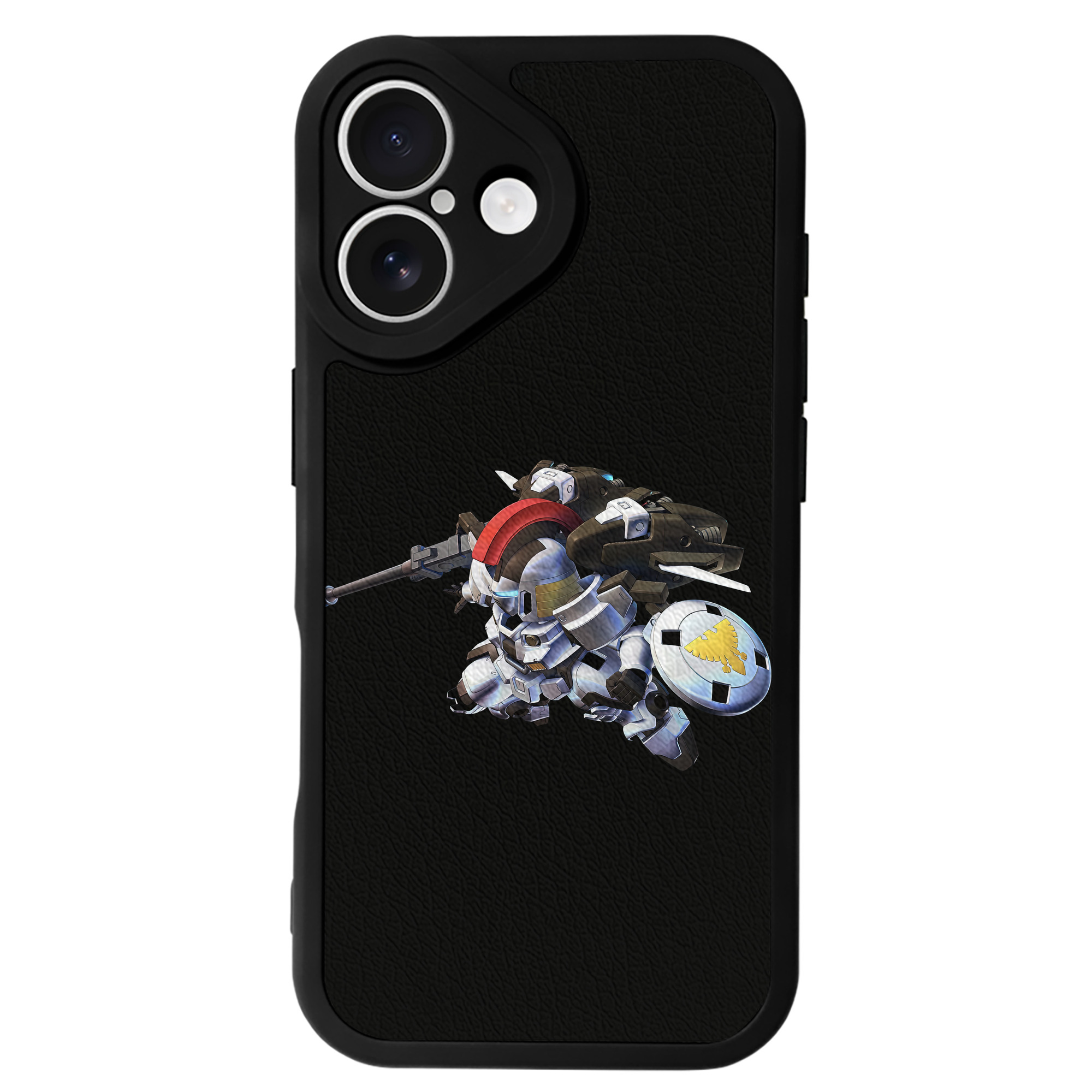 （画像用） 機動戦士ガンダム Mobile Suit Gundam 【iPhone 16シリーズ対応】シリコンスマホケース（レザー調） 材質：シリコン